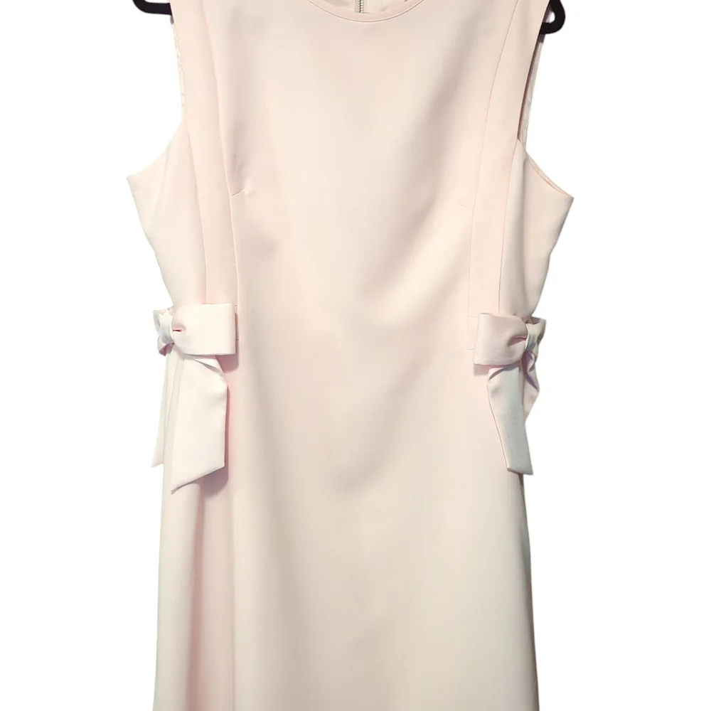 Ted Baker Elegant Sleeveless Pink Dress Size 12 - Picture 3 of 12